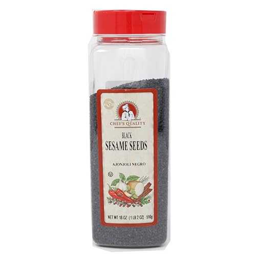 ??? ??? ??? 18?? Chef's Quality Chefs Quality Chef’s Quality Black Sesame Seeds 18 Oz