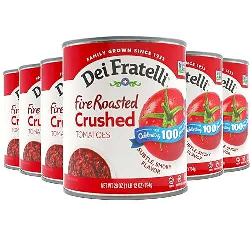 ?? ???? ?? ?? ?? ??? - ? ??? ?? ?? ??? - ? ???, ?? ??? - Non-GMO, ??? ?? - 5?? ?? ??? (28 ?? ?, 6? ?) Dei Fratelli Fire Roasted Crushed Tomatoes (28 oz. Cans, 14,837円