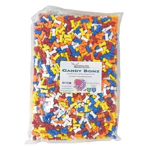 Candy Bonz、犬の骨の形をしたキャンディー詰め合わせ、バルク、自動販売機、4ポンド YANKEETRADERS Candy Bonz, Assorted Dog Bone Shaped Candy, Bulk, Vending, 4 POUNDS 7,626円