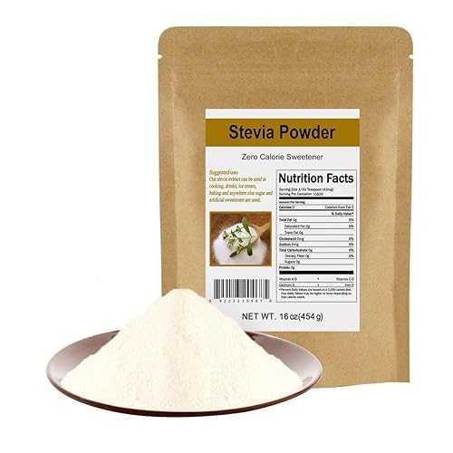CCnature ステビア パウダー エキス 天然甘味料 ゼロカロリー 砂糖代替品 16 オンス CCnature Stevia Powder Extract Natural Sweetener Zero Calorie Sugar Substitute 16 oz