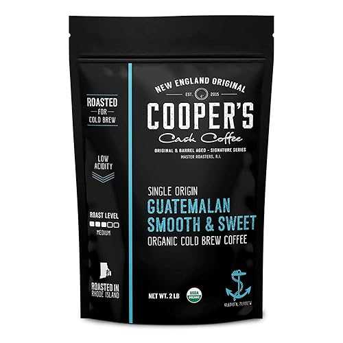 ??? ?? ?? ?? - ?? ???? ?? ??? ???? ?? ?? - ??? ???, 2 lb (?? ??) Cooper\'s Cask Coffee Guatemala Organic Cold Brew Coffee, Single Origin, Gourmet Beans, Tasting Notes of Milk C