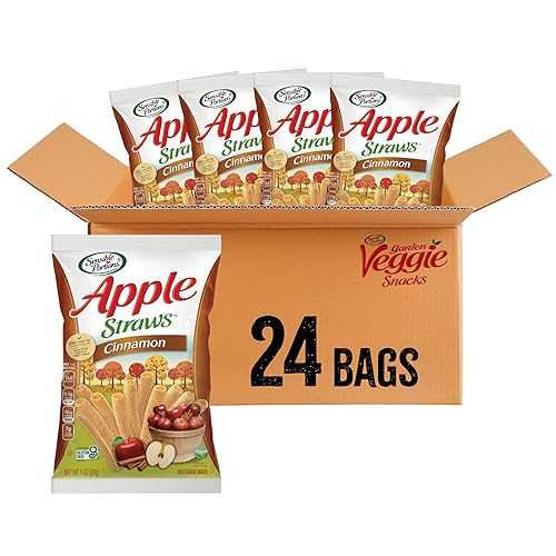??? ??? ?? ????, ??? ?, ??? ?? ?, ?? ??, 1?? ?, 24? ? Sensible Portions Garden Veggie Snacks - Veggie Straws, Snack Size, Apple Cinnamon, 1 Oz (Pack of 24)