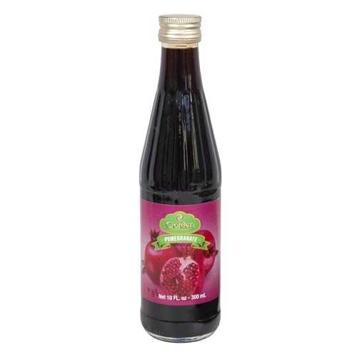 ?? ???? ?? ?? - 100% ?? ?? ?? ??? ??, ??? ??, ???, ??? ???? ??, ??? ?? - 20 ?? Golden Pomegranate Molasses 10 fl oz (300 ml) | Vegan & Gluten-Free | Mediterranean S
