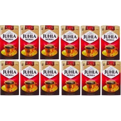 Paulig Juhla Mokka コーヒー 500g 袋 12 パック フィンランドから輸入 Paulig Coffee Paulig Juhla Mokka Coffee 500g Bag 12 Pack Imported From Finland