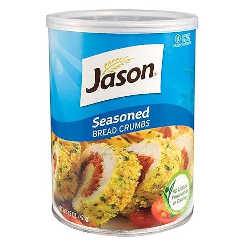 Jason, Seasoned Bread Crumbs, 15oz (Pack of 12) Jayson Jason, Seasoned Bread Crumbs, 15oz (Pack of 12)