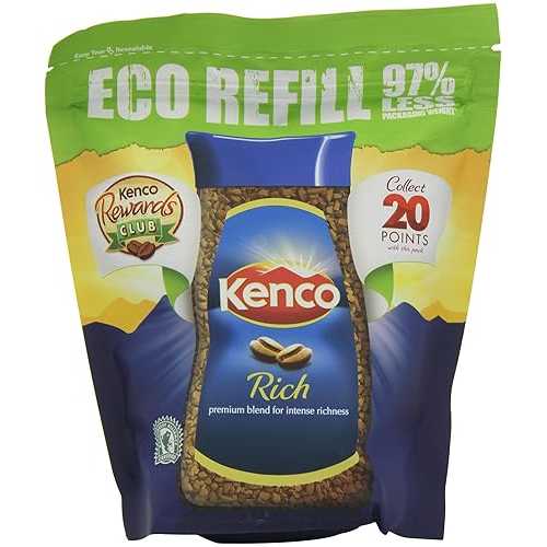 ケンコー すごくリッチ つめかえ用コーヒー 150g (4本入) Kenco Really Rich Refill Coffee 150 g (Pack of 4)