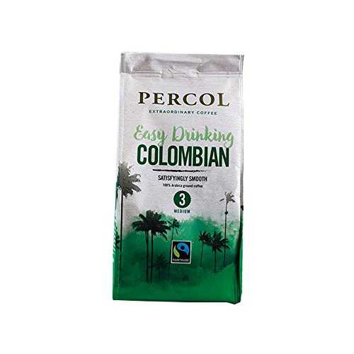 パーコール フェアトレード コロンビア グラウンド コーヒー 227g (8個パック) Percol Fairtrade Colombia Ground Coffee 227g (Pack of 8)
