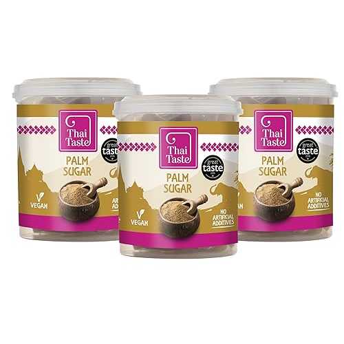 Thai Taste Palm Sugar 200 g (Pack of 3)