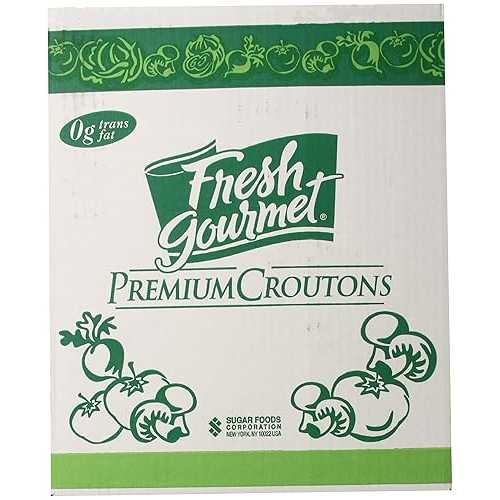 ??? ?? ???? ???, ??, 10 ??? Fresh Gourmet Premium Croutons | Seasoned | 10-Pound Bulk Box