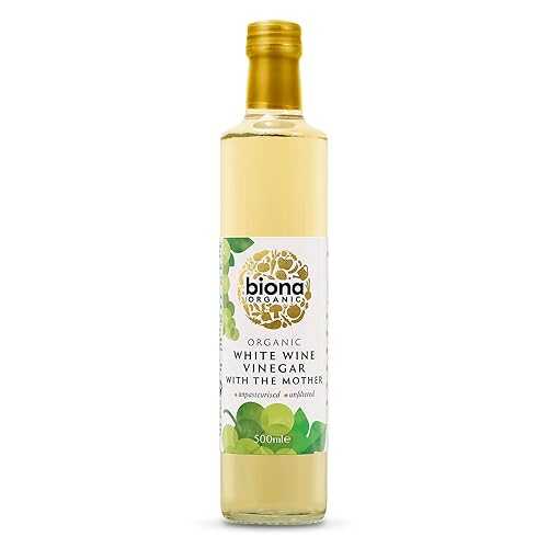 Biona Organic White Wine Vinegar 500 ml (Pack of 6)