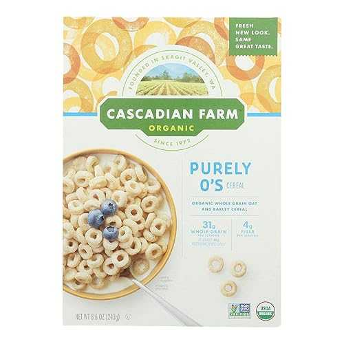 オーガニックシリアル Purely O's 8.60 オンス (12 個入り) Cascadian Farm Organic Cereal Purely O's 8.60 Ounces (Case of 12)