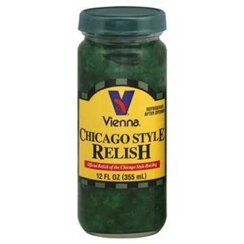 ウィーン シカゴ スタイル レリッシュ、12 オンス (3 パック) Vienna Chicago Style Relish , 12 Ounce (3 Pack)