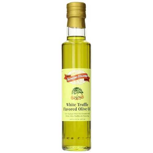 Supremo Italiano: 白トリュフ オイル 8 オンス (2 パック) Supremo Italiano: White Truffle Oil 8 Oz (2 Pack)
