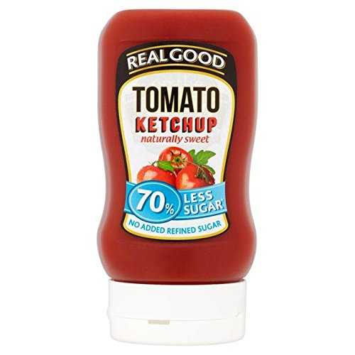 リアルグッドトマトケチャップ 砂糖無添加 - 315g (0.69ポンド) Real Good Ketchup Real Good Tomato Ketchup No Added Sugar - 315g (0.69lbs)