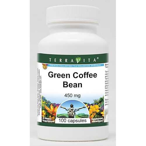 生コーヒー豆 - 450 mg (100 カプセル、ZIN: 513655) - 3 パック Terravita Green Coffee Bean - 450 mg (100 Capsules, ZIN: 513655) - 3 Pack