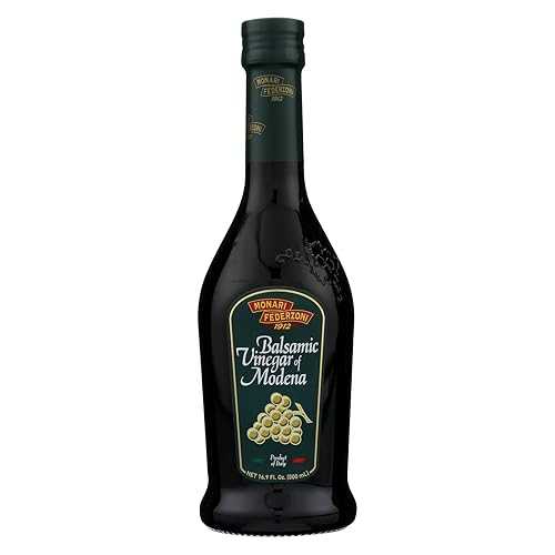 Monari Federzoni モデナのバルサミコ酢 - 6 個入りケース - 16.9 液量オンス Monari Federzoni Balsamic Vinegar of Modena - Case of 6 - 16.9 Fl oz.