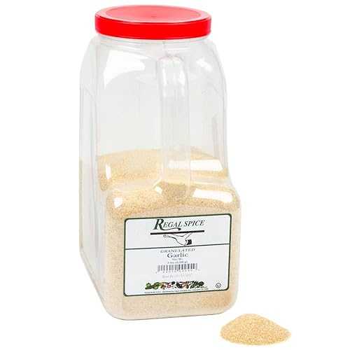 Regal 粒状葫 - 5 英国ポンド TableTop King Regal Granulated Garlic - 5 重量ポンド.