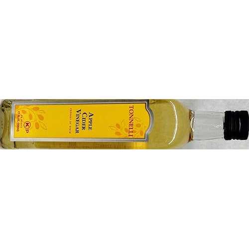 Tonnelli アップル サイダー ビネガー コーシャー 過越祭用 17 オンス 6個パック。 Tonnelli Apple Cider Vinegar Kosher For Passover 17 Oz. Pack Of 6.