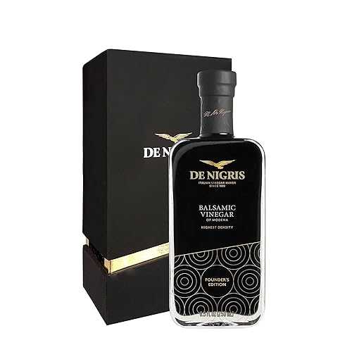 ? ???? ??? ??? ??? ??? ??? ?? - 8.5?? De Nigris Balsamic Vinegar Of Modena Excellence Line Founder's Edition Recipe (70% Grape Must) 8,5 Oz (250ml) | Balsamic Vinegar From Modena Italy Thick