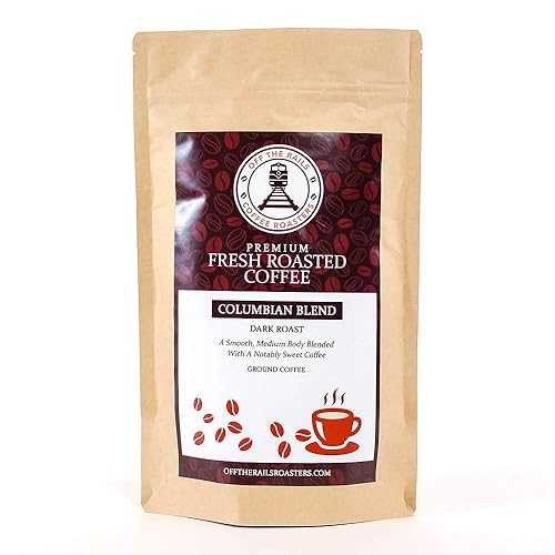 オフ・ザ・レールズ コロンビアブレンド (ダークロースト) 焙煎したての挽きたてのコーヒー (5ポンド) Off The Rails Coffee Roasters Off The Rails Columbian Blend (Dark Roast) Freshly Roasted Ground Coffee (5lb)