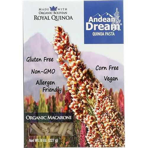 Andean Dream USDA Organic Quinoa Macaroni (12 Pack)