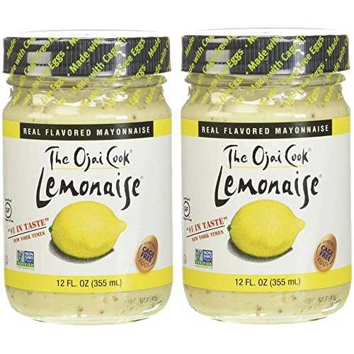 オーハイ クック レモネーズ ピリッとしたシトラス リアル マヨネーズ、2 パック 12 オンス 瓶 Ojai Cook Lemonaise Zesty Citrus Real Mayonnaise, 2- Pack 12 oz. Jars