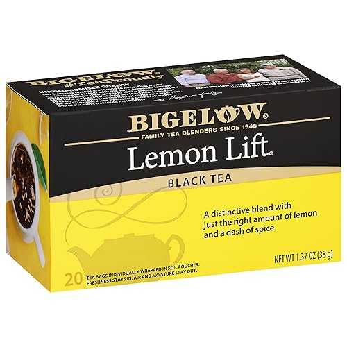 ?elow ? ?? ??? ?? ?, ??? ??, 20?? (6? ?), ? 120 ?? Bigelow Tea Lemon Lift Black Teabags Box, Caffeinated, 20 Count, Pack of 6
