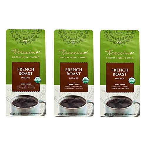 ??? ??? ??? ??? ??? ?? ?? ??, 312g (3?) Teeccino Organic Caffeine Free Herbal Coffee, Maya French Roast, 11-Ounce Bags (Pack of 3)