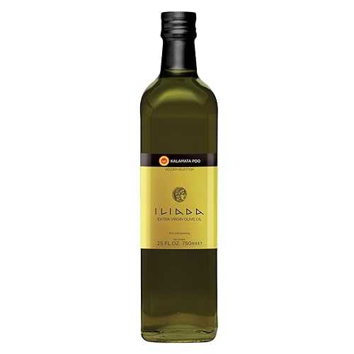 ???? ???? ???? ?? ??? ??, 739ml Iliada Kalamata PDO Extra Virgin Olive Oil, 750ml | Multi-Awarded | Single Region 100% Greek | Monovarietal Koroneiki | Cold Press | Polyphenol Rich | Chef's Fav