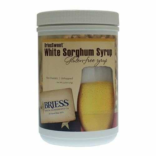 BriessSweet ホワイトソルガム グルテンフリーシロップ、3.3 ポンド BriessSweet White Sorghum Gluten -Free Syrup, 3.3 lb.