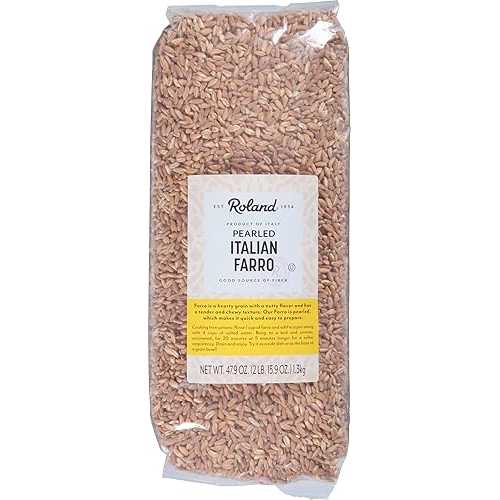 Roland Foods Italian Farro, Pearled, 3 Pound (Pack of 4)