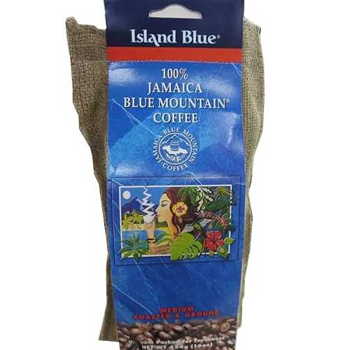 ???? ?? - 100% ???? ?? ??? ??? ? ?? ??, 454g ? 2? Island Blue's 100% Jamaica Blue Mountain Roasted and Ground Coffee - Blue Mountain Coffee, Jamaican Blue Mountain Coffee Beans, Roasted and