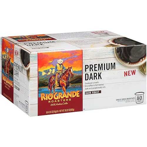 ?? ???, ?? ??? ???? ???? ?? ?? ?? ?? ?, 80?? (2.0 ??? ??? ??) Rio Grande Roasters Premium Dark Coffee Single Serve Cups, 80 Count (Compatible with 2.0 Keurig Brewers)