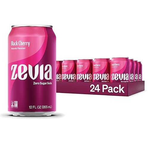 ??? ?? ?? ??, ?? ??, 355ml ? (24? ?) ? ?? ???, ?? ??? ??? ?? - ?GMO ???? ??, ??? ??, ?? Zevia Zero Sugar Soda, Black Cherry, 12 oz Cans (24-Pack) ? Naturally Swe