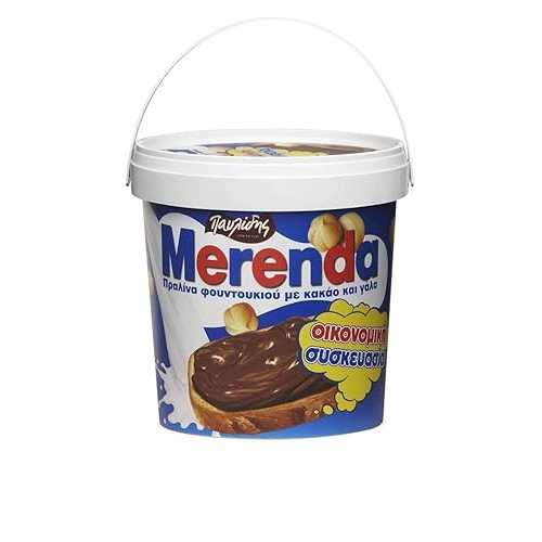 メレンダ ヘーゼルナッツ スプレッド 1000gr / 35.27oz ファミリー サイズ Merenda Hazelnut Spread 1000gr / 35.27oz Family Size