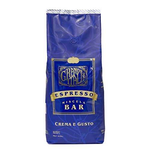グランデ イタリア 全豆エスプレッソ、クレマ エ グスト、ミセラ バー、少量バッチ職人ロースト 2ポンド Grande Italia Whole Bean Espresso, Crema e Gusto, Miscela Bar, Small Batch Artisan Roasted 2lbs