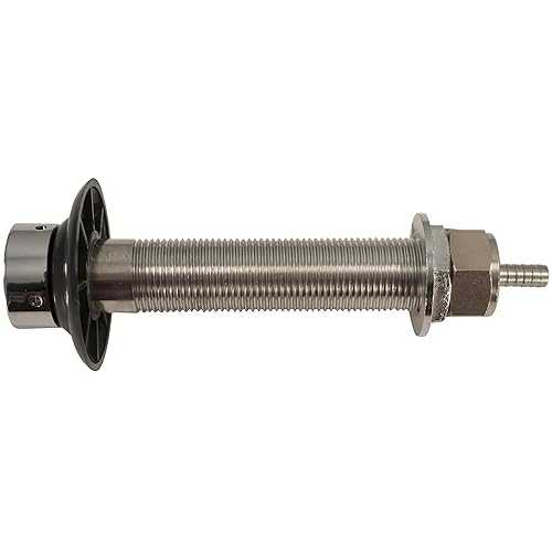 Homebrewers Outpost 蛇口シャンク - 5 インチ ステンレス ナットとニップル付き Homebrewers Outpost Faucet Shank - 5 in. Stainless with Nut & Nipple|Glomarket