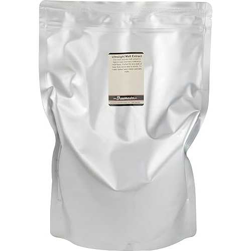 3ポンドの超軽量モルトエキスバッグ Brewmaster 3 lb Ultralight Malt Extract Bag