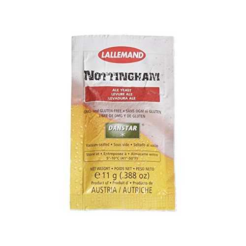 ラレマンド ドライイースト - ノッティンガム エール (11 g) (50 個パック) Lallemand Dry Yeast - Nottingham Ale (11 g) (Pack of 50)