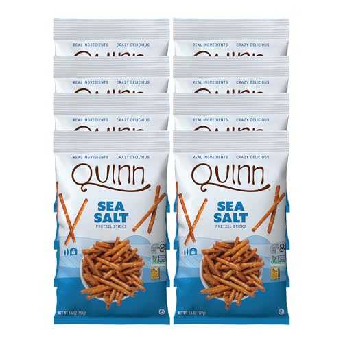 ? ? ?? ??? ????, ??? ?? ???, ?? ???, ??? ???, ? ???, ?GMO, 198g, 8? ? Quinn Gluten Free Sea Salt Pretzel Sticks - Whole Grain, Made with Real Ingredients, Whole Grain Sorghum