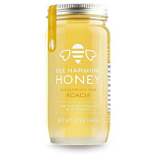 ? ??? ???? ? ???? ?, 12?? ??? Bee Harmony Hungarian Raw Acacia Honey, 12 Ounce