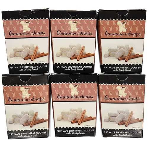 Flatau's Fine Foods シナモンスナップ、4オンス箱 (12個パック) Flathau's Fine Foods Cinnamon Snaps, 4-Ounce Boxes (Pack of 12)