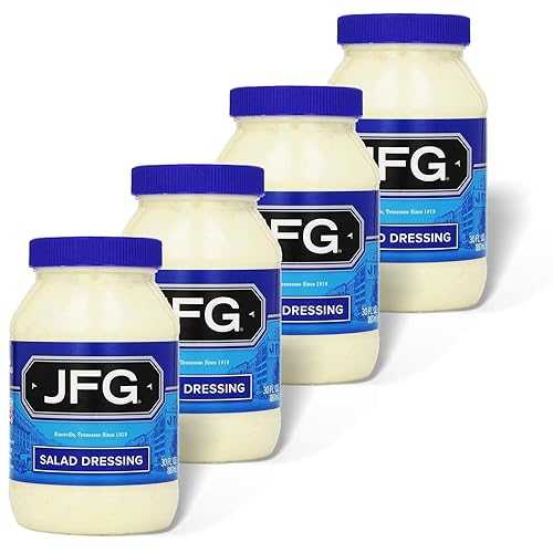 JFG ??? ??? 30 ?? ? (4? ?) JFG Salad Dressing, Southern Classic Recipe with Paprika and Spices, 30oz Jar (Pack of 4)