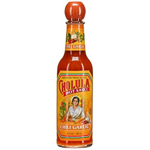 Cholula Chili Garlic Hot Sauce, 5 Fl Oz (Pack of 6)