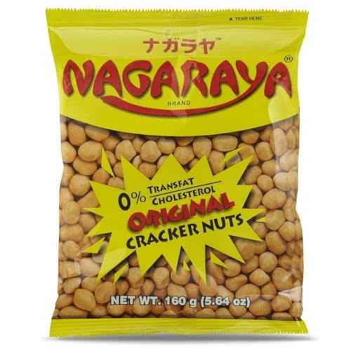 ながら屋 - オリジナルクラッカーナッツ、160g (5.64オンス)、5個パック Nagaraya - Original Cracker Nuts, 160g (5.64oz), 5-pack