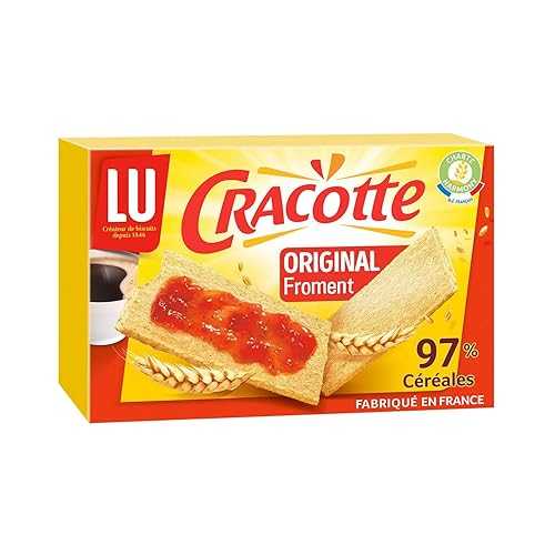2 Boxes - Lu Cracottes Crisp Wheat Flour Slices Crackers 8.8 Oz