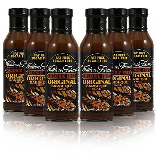 カロリーフリーバーベキューソース - オリジナル 12 液量オンスボトル (6 パック) Walden Farms Calorie Free Barbecue Sauce - Original 12 fl oz Bottle (6 Packs)