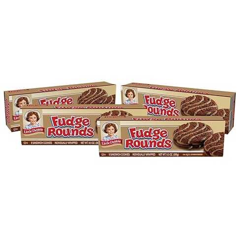 269g (4? ?), ?? ?? ?? ???, 4? ??, ?? ?? ?? 32?, 269g ?? Little Debbie Fudge Rounds, 4 Boxes, 32 Individually Wrapped Cookies, 9.5 oz Box