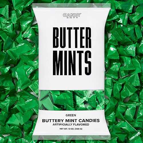 ?? ?? - ?? ?? ???? - 13?? ? - 100? ?? ?? ?? Candy Envy - Green Wrapped Buttermints - 13 oz. Bag - 100 Individaully Wrapped Candy Mints