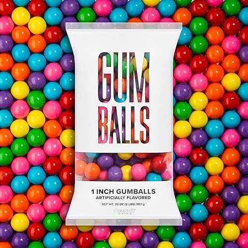?? 2.54cm ?? ?? ? - 907g ?? - ??? ? 120? ?? ? Candy Envy - Assorted Gumballs - 1 Inch - Approximately 113 Per 2lb Bag - Bulk Assorted Candy - North American Made & Kosher Certified
